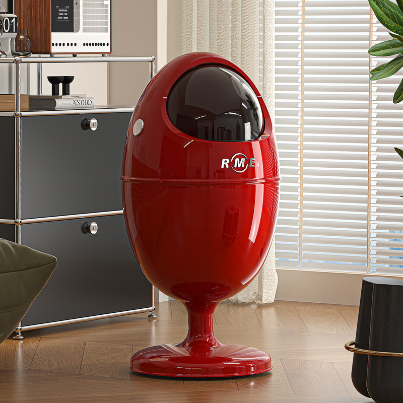 Creative Dinosaur Egg Trash Can for Home Use with Lid, Odor-Proof, High-Value, Suitable for Living Room, Bedroom, Kitchen, No Bending Required, Light Luxury Wastebasket Creative Dinosaur Egg Trash Can for Home Use with Lid, Odor-Proof, High-Value, Suitable for Living Room, Bedroom, Kitchen, No Bending Required, Light Luxury Wastebasket