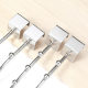 25mm square tube bayonet hook dormitory bed round beads hanging clothes hook shopping mall clothes 5 beads 7 beads stall rack bar hook