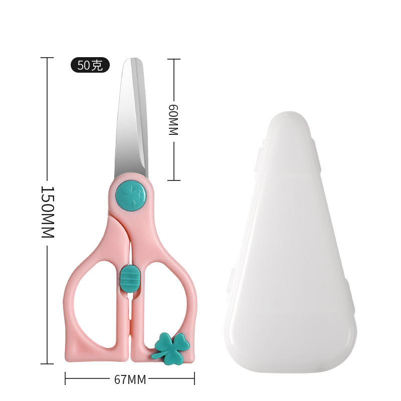 tijeras de alimentos para bebés tijeras de alimentos para bebés tijeras de cerámica portátiles tijeras para niños cortar carne herramienta de alimentos suplementarios
