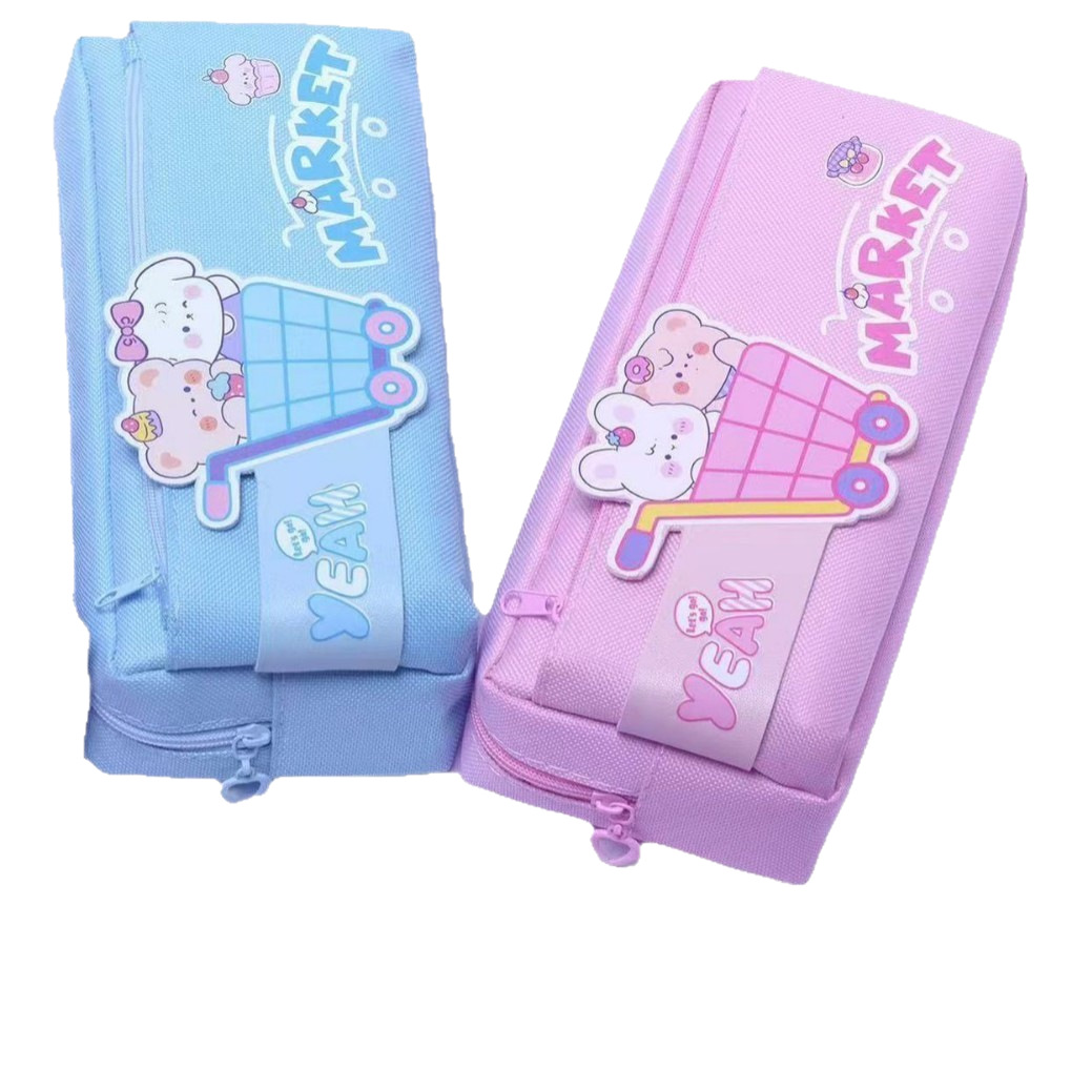 Estuche para lápices infantil con candado con contraseña - Gran capacidad - Diseño creativo y adorable - Para almacenar lápices y útiles