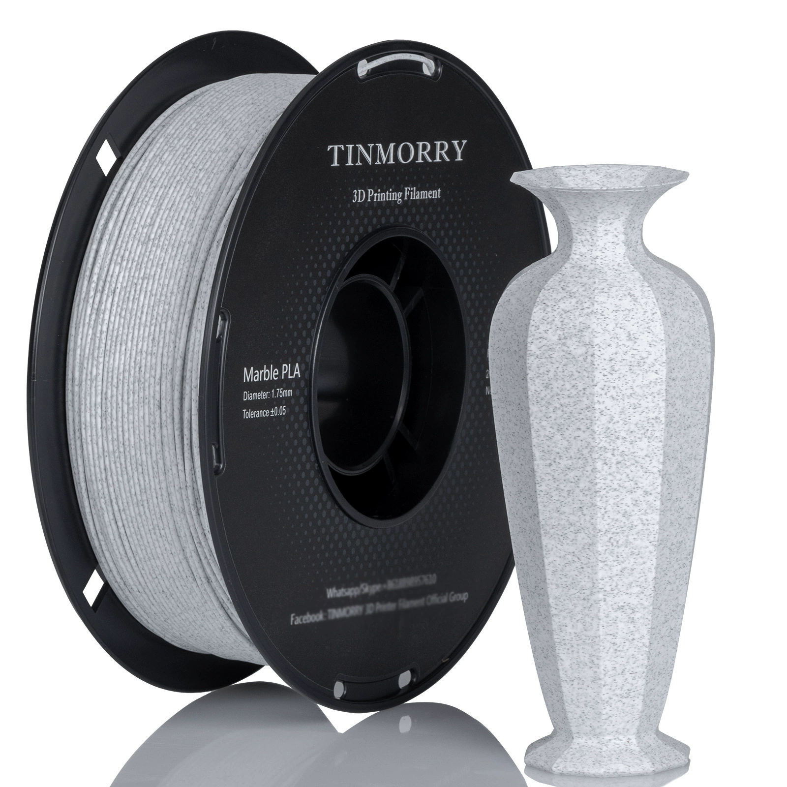 Tinmorry PLA3D printing filament 1.75mm wire diameter