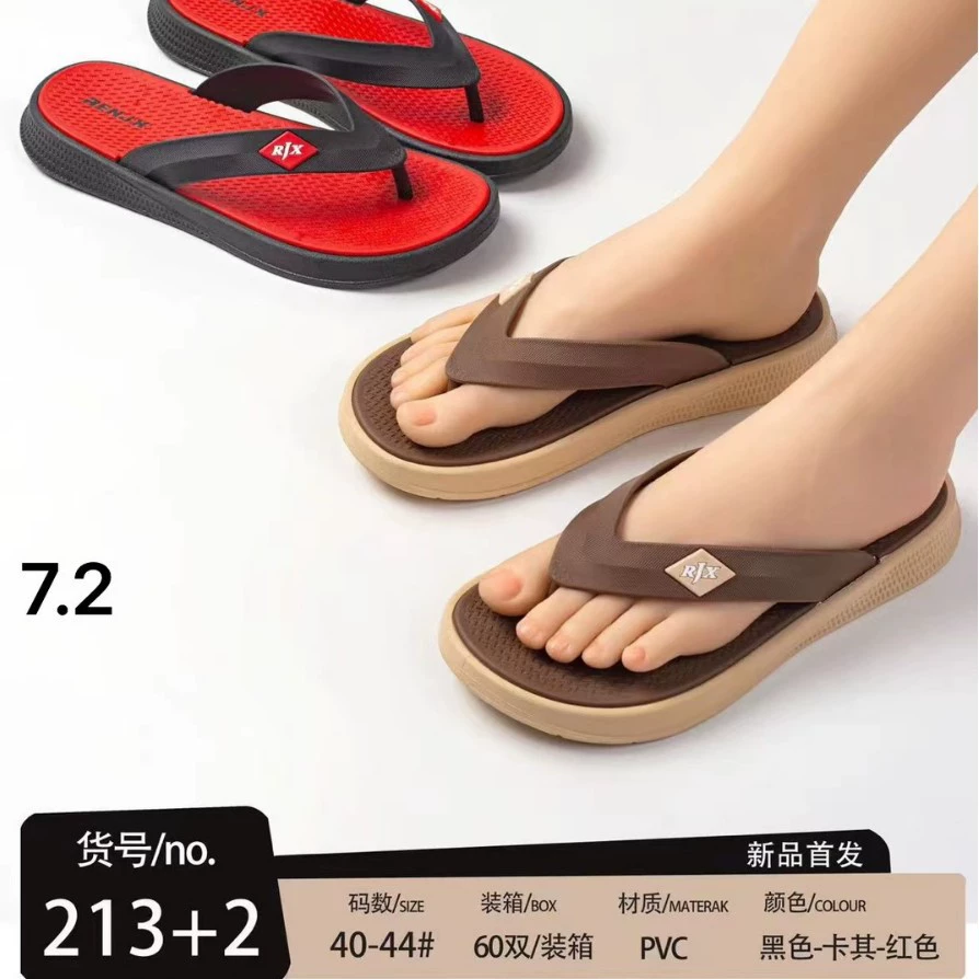 Летние сандалии 2025 новые мужские шлепанцы пляжные шлепанцы оптом по заводской цене прямые поставки