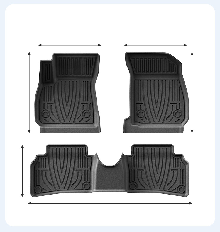 Suitable for 09-25 Buick Regal Floor Mats, Fully Environmentally Friendly Tpe Car Floor Mats, Double-Layer Wear-Resistant Floor Mats, Dropshipping