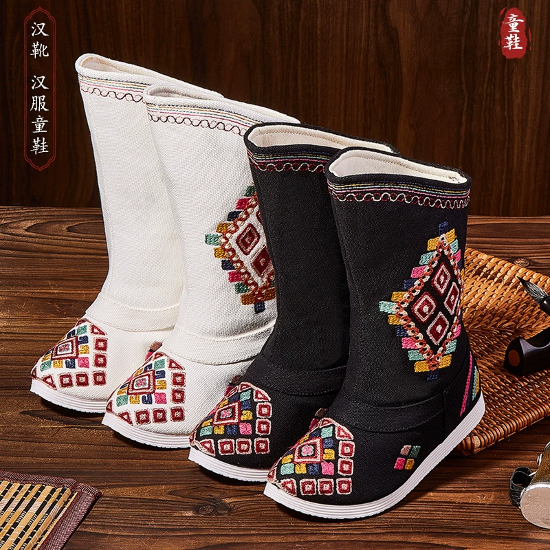 Весенне-Осенняя обувь для ханьцев, новый старинный мужской костюм ханьцев, ботинки с бриллиантами, костюм для боевых искусств, древние ботинки Асахи, тонкие ботинки династии Мин и Сун