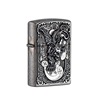 Zoro Z91294A refined retro tie, ancient silver, ancient silver stickers, brass kemon, oil and windproof lighter wholesale