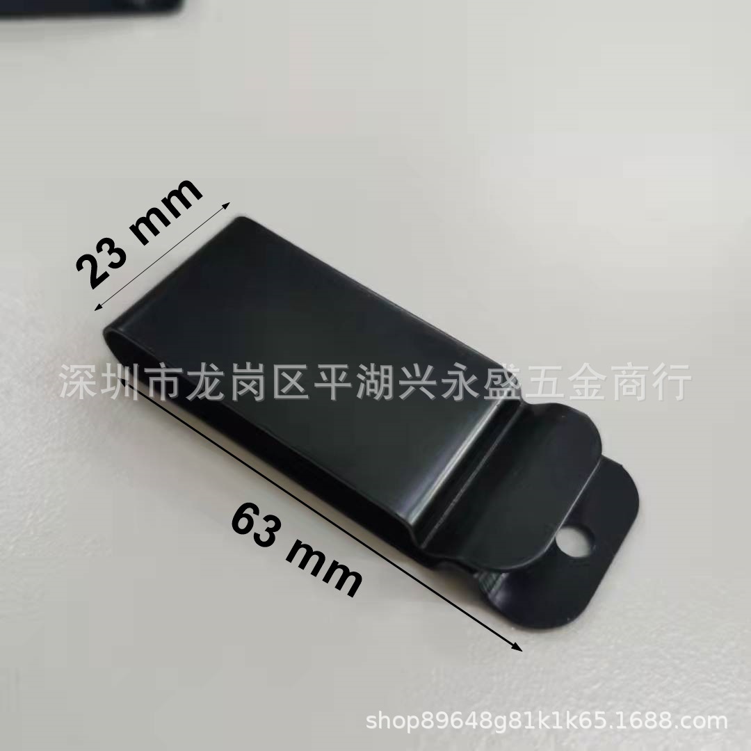 Clip de teléfono móvil clip giratorio clip de cinturón proceso de galvanoplastia clip trasero de acero inoxidable teléfono móvil caso de cuero walkie-talkie Accesorios