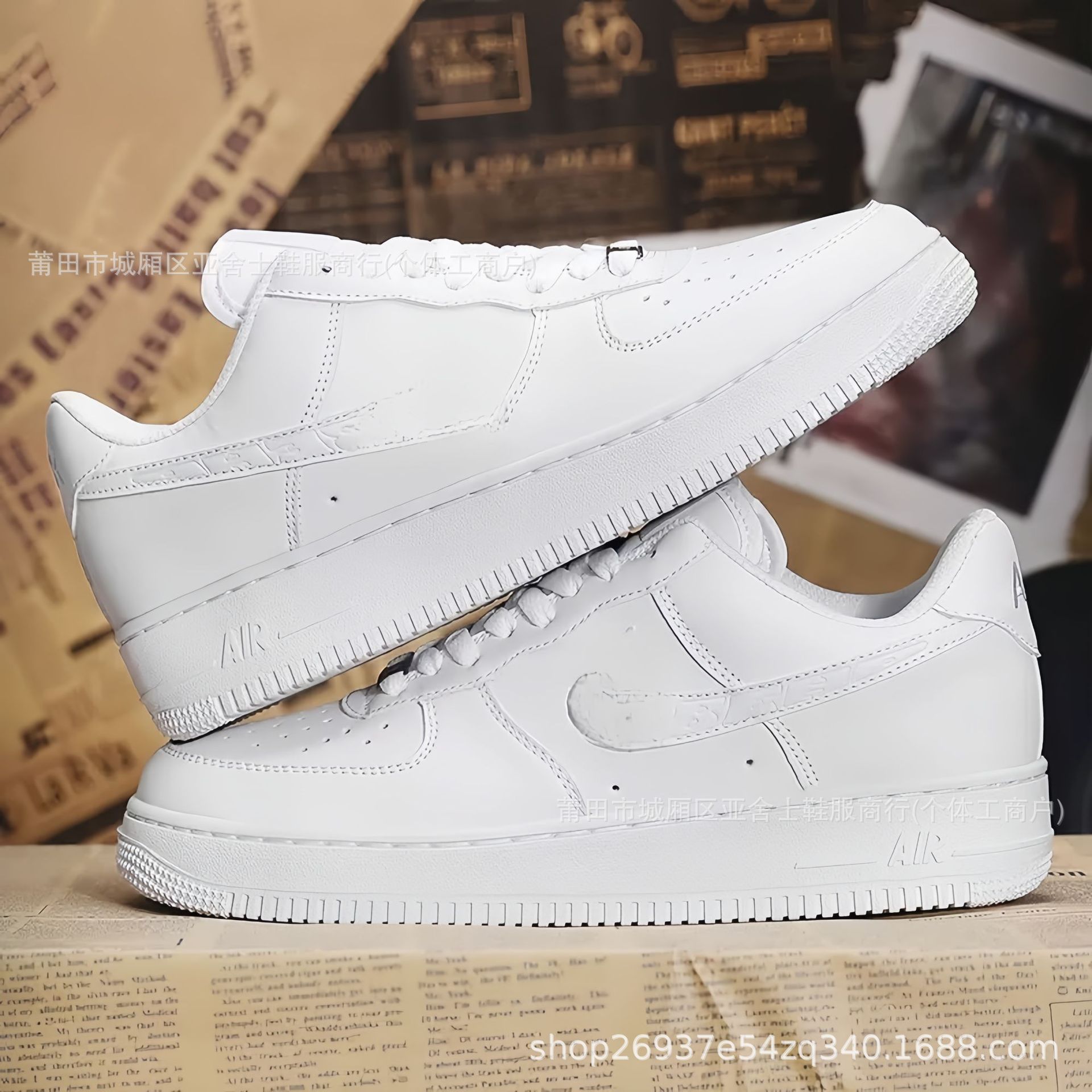 Putian Chunyuan Air Force One Retro air todo fósforo AF1 pequeños zapatos blancos zapatillas de deporte zapatos de hombre zapatillas retro