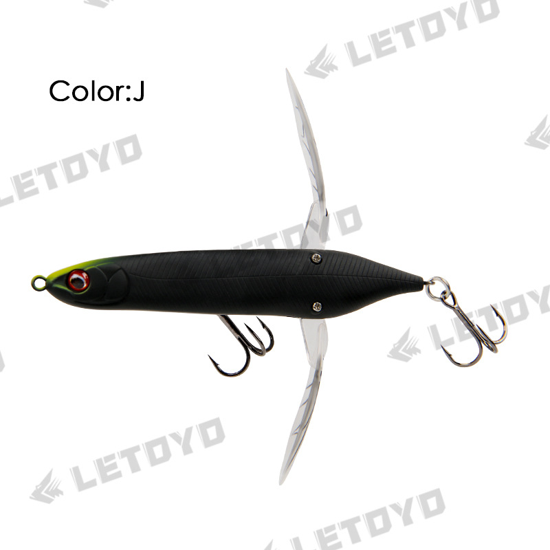 LETOYO OLA flotante escalada libélula 6,6g/80mm superficie del agua tractor arrastrándose Luya cebo