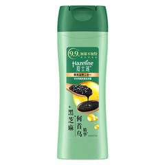 夏士蓮400ml洗髮水黑芝麻黑亮滋潤人參多效護理髮根溫和清潔柔順