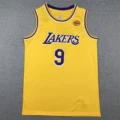 Lakers Yellow 9 Crewneck Brownie James