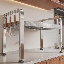 厨房微波炉架子置物架多功能支架多层家用烤箱台面电饭煲收纳架子