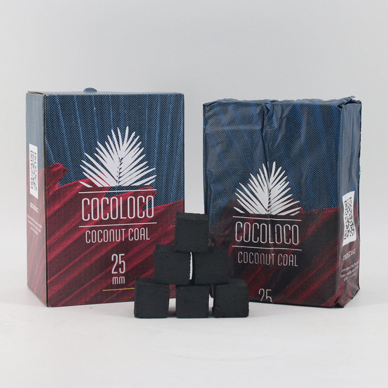 俄罗斯 COCOLOCO 进口木炭椰子壳炭块 72装阿拉伯水烟碳 椰碳进口