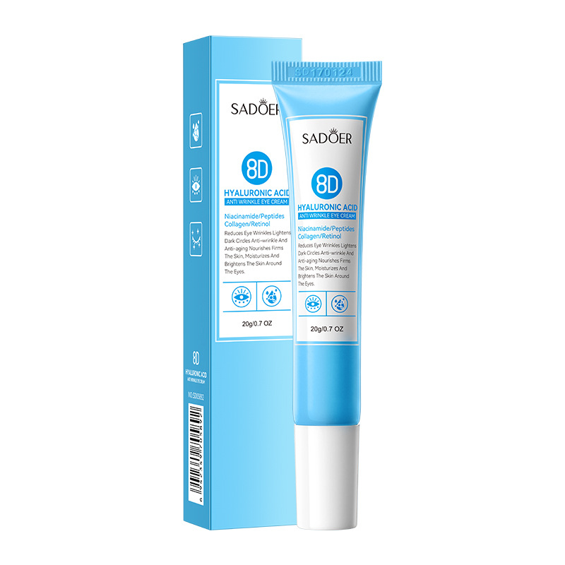 Crema para ojos All-English SADOER con vitamina C, crema embellecedora para la piel, hidratante, nutritiva e iluminadora, crema para ojos para comercio exterior transfronterizo