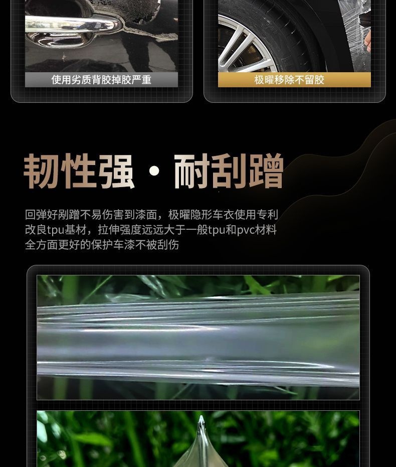 Gdppf Imported Tpu Invisible Car Film, Full Car Wrap, Anti-Scratch, High-Gloss Transparent Car Paint Protection Film