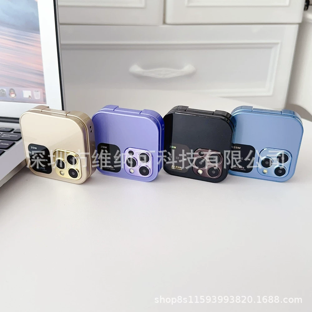 Горячая продажа i16Pro складной раскладушка мобильный телефон мини-карман портативная машина с двумя картами