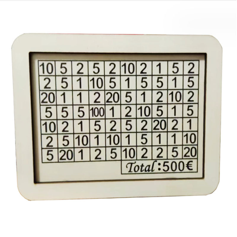 Caja de dinero transfronteriza con contador de la calidad de la casa Contador objetivo alcancía niños caja de regalo artesanías