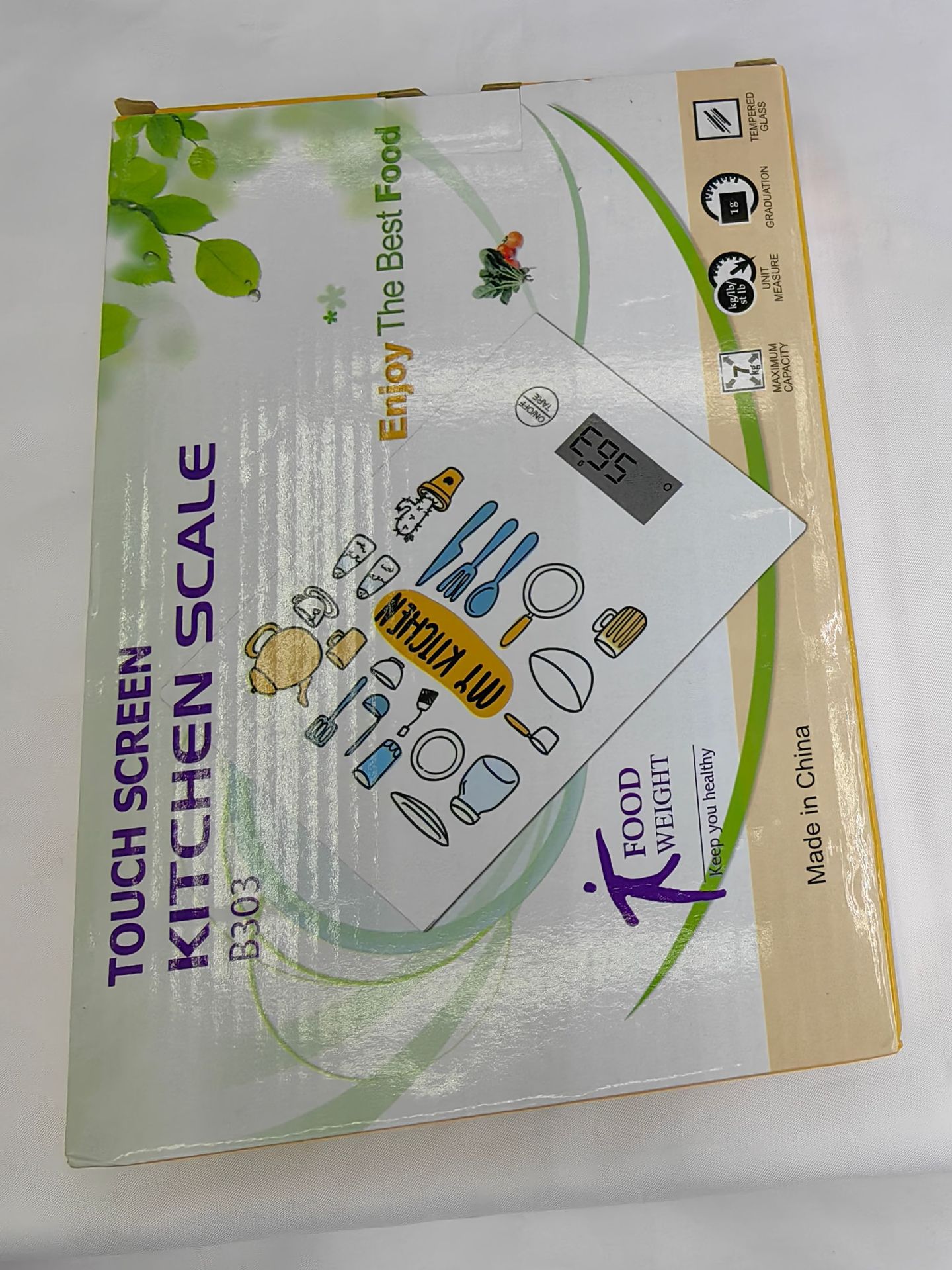 2023 nueva báscula de cocina báscula electrónica báscula de horneado báscula de gramo báscula de pan 7kg / 1g