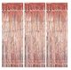 Rain silk curtain 1*2M rain silk color strip metal tin foil tassel curtain birthday wedding bridal shower baby bath