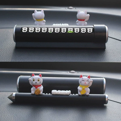 Car Parking Number Plate Temporary | Nömrəli dayanma kartı - 2-cats-baby-black-safety-hammer-aromatherapy-parking-signs
