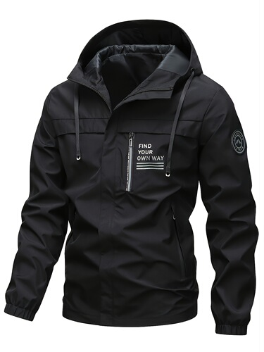 Men's Jacket—Spring/Summer New Fashion Brand Autumn Jacket—Men's Casual Outdoor Waterproof Windbreaker