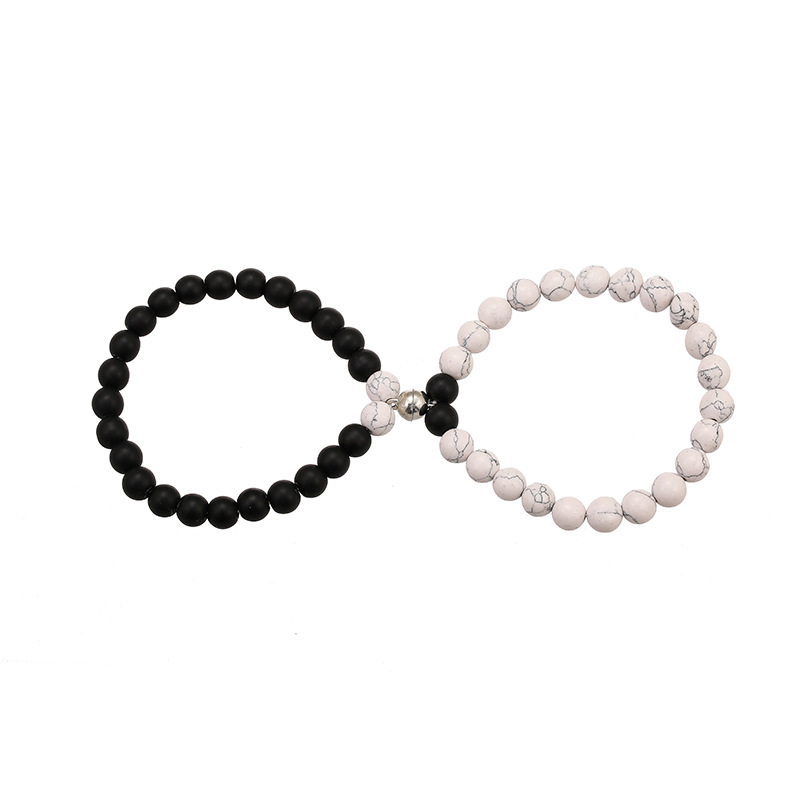 Wholesale Jewelry Natural Stone Beads Bracelets A Pair Of Set Nihaojewelry display picture 10