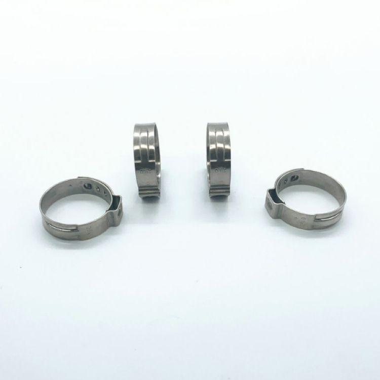 单耳无极卡箍喉箍304不锈钢软管夹 CHD-08123不锈钢卡箍