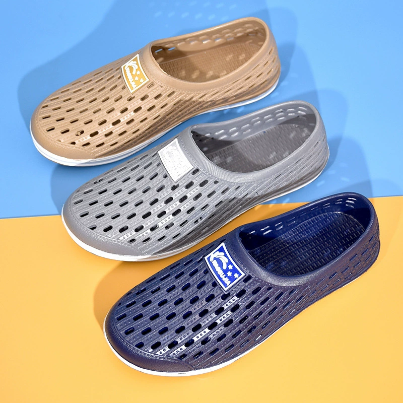 2022 новая обувь в пещере Баотоу для пар, полая дышащая Нескользящая износостойкая мужская верхняя одежда, повседневные пляжные сандалии, женские