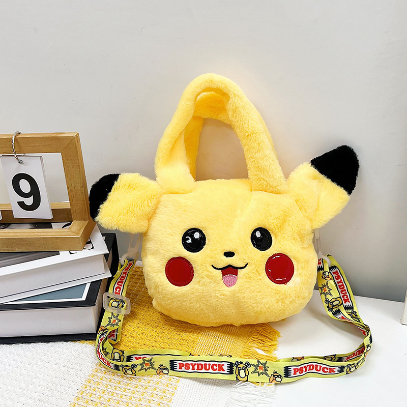 Bolso pequeño lindo para las mujeres 2023 nuevo simple peludo bolso de hombro de dibujos animados estilo coreano chica bolsa de salida portátil