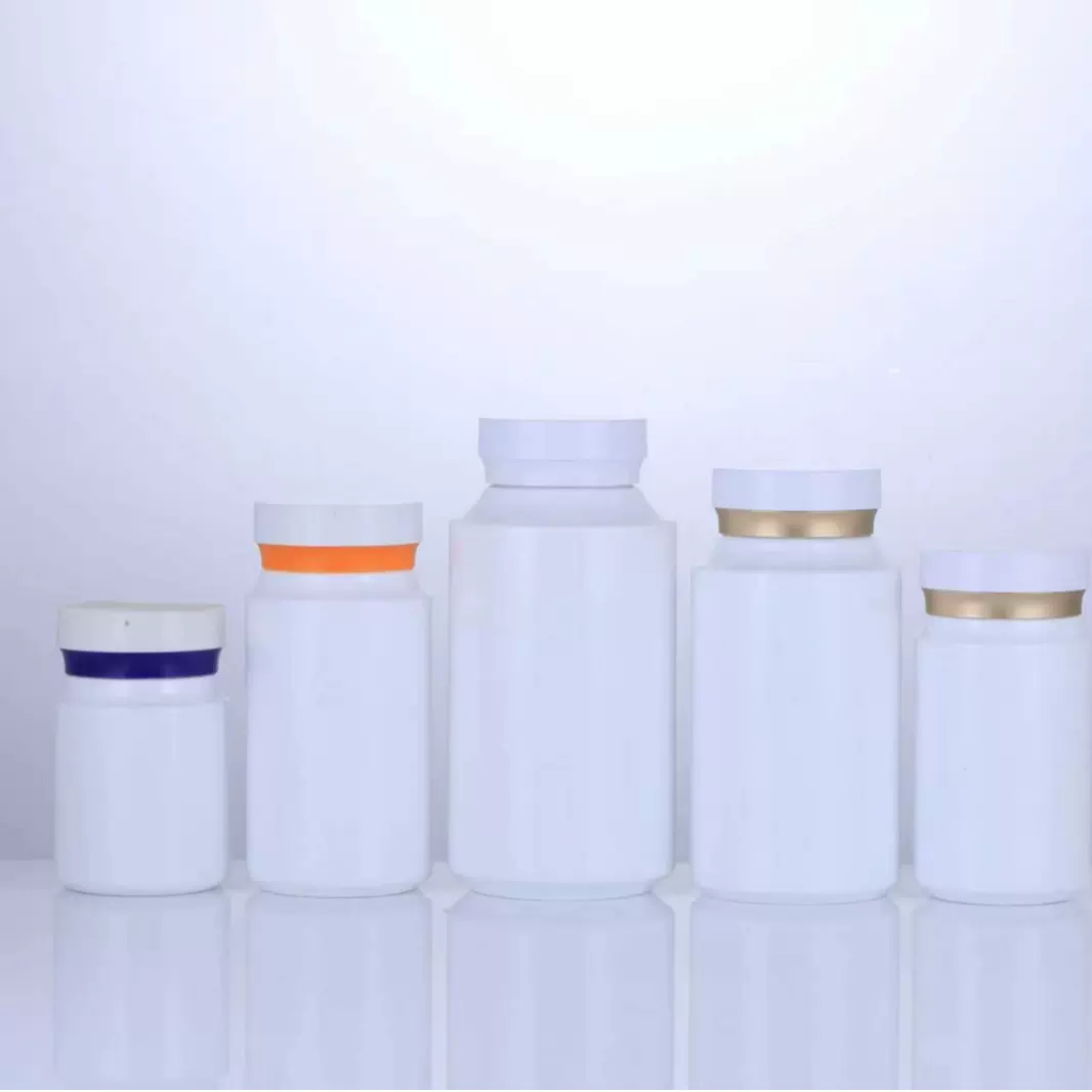 厂家批发150毫升磨菇盖保健品瓶片剂食品级塑料瓶彩瓶粉末包装瓶