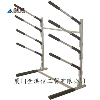 滚塑皮划艇展示架户外俱乐部展示架门店展示架硬壳艇独木舟货架