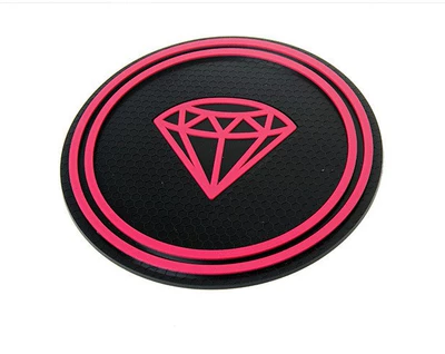 Car anti-slip mat, perfume Anti-slip mat - red-diamond