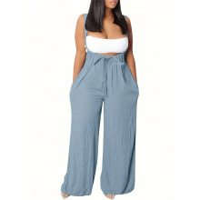 C 69420 Solid Sling Jumpsuit ��ɫ����������¿�����ͨ��