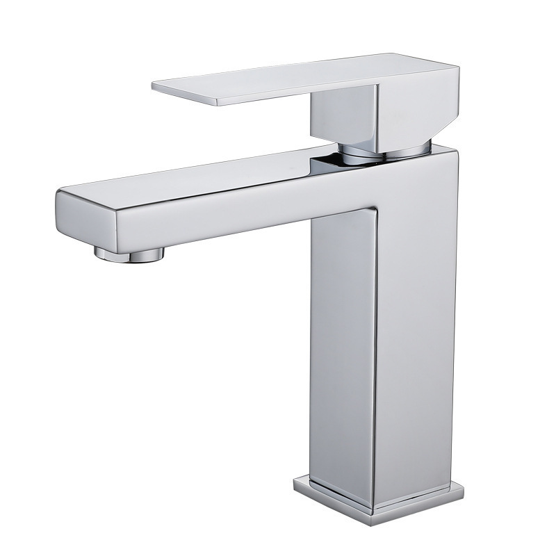 Cross-Border 304 Stainless Steel Washbasin Faucet Hot and Cold Gold Black Bathroom Undercounter Basin Basin Faucet Cross-Border 304 Stainless Steel Washbasin Faucet Hot and Cold Gold Black Bathroom Undercounter Basin Basin Faucet