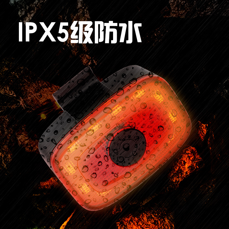 Luz de bicicleta Luz trasera Luz de carretera Montaña Luz delantera accesorios de bicicleta Advertencia de equipo de viaje USB carga Luz de viaje nocturno