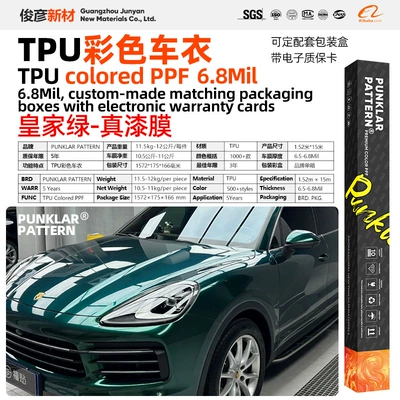 Mamba Flame Green Ppf Paint Car paint protective film - tpuroyal-green-152m-15m-roll