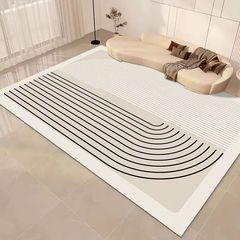 A5L客廳地毯簡約PVC家用沙發茶几墊子免洗可擦陽台臥室飄窗滿鋪地