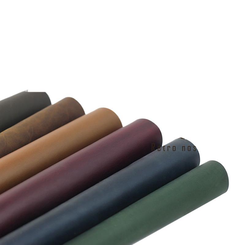 疯马皮皮料 手工DIY 钱包旅行本牛皮 变色复古油性皮料 1.8-2.0mm