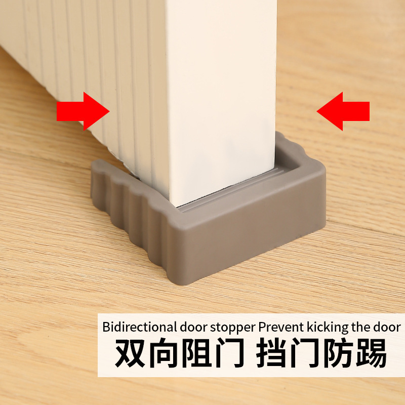 Bloqueador de puerta a prueba de viento, tapón de puerta creativo, bloqueo de puerta, clip de bloqueo de puerta antichoque, bloqueo de puerta superior de seguridad, cuña de puerta doméstica image 5