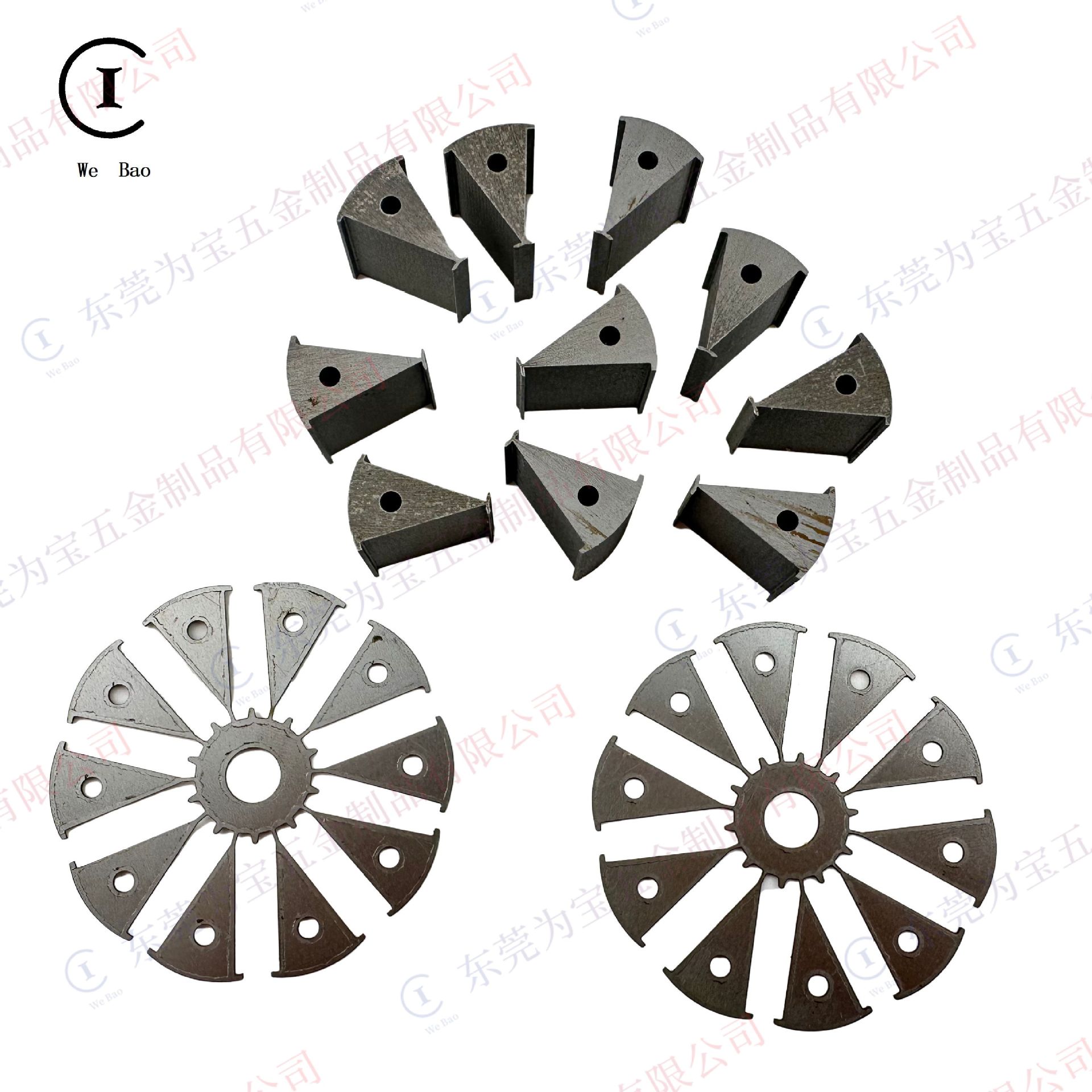 转子铁芯样品打样异形铁芯样品加工精密铁芯打样