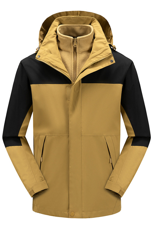3-in-1 ジャケット 男女兼用 防水 防風 登山服 フリース裏地付き ツーピースセット 作業服 ロゴ印刷可能|undefined