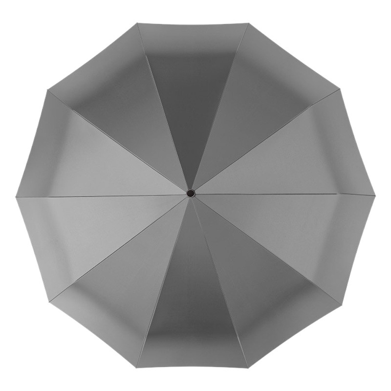 Paraguas automático de gran tamaño grandes hombres y mujeres al por mayor tres paraguas de sol plegable paraguas de protección solar publicidad imprimible