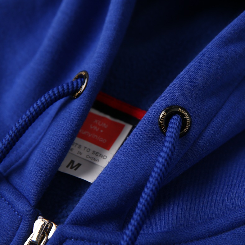 Sudadera con capucha y cremallera de lana de cordero, con logotipo bordado personalizado, uniforme para actividades de trabajo en equipo, uniforme para clases, camisa para actividades, hecha a medida.