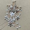 Chinese hairpin handmade, beads from pearl, hair accessory for bride, flowered