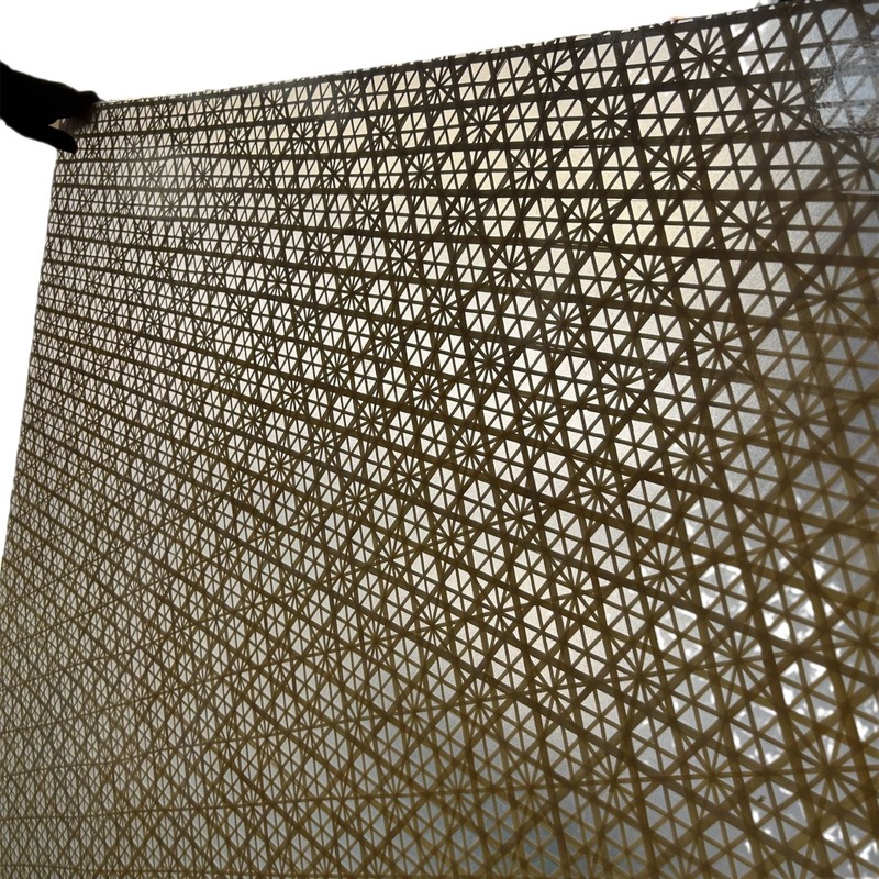 Factory Direct Sales Flame Retardant Imitation Tide Organic Resin Bamboo Weaving Board Bamboo Weaving Resin Board Decoration and Decoration Customization