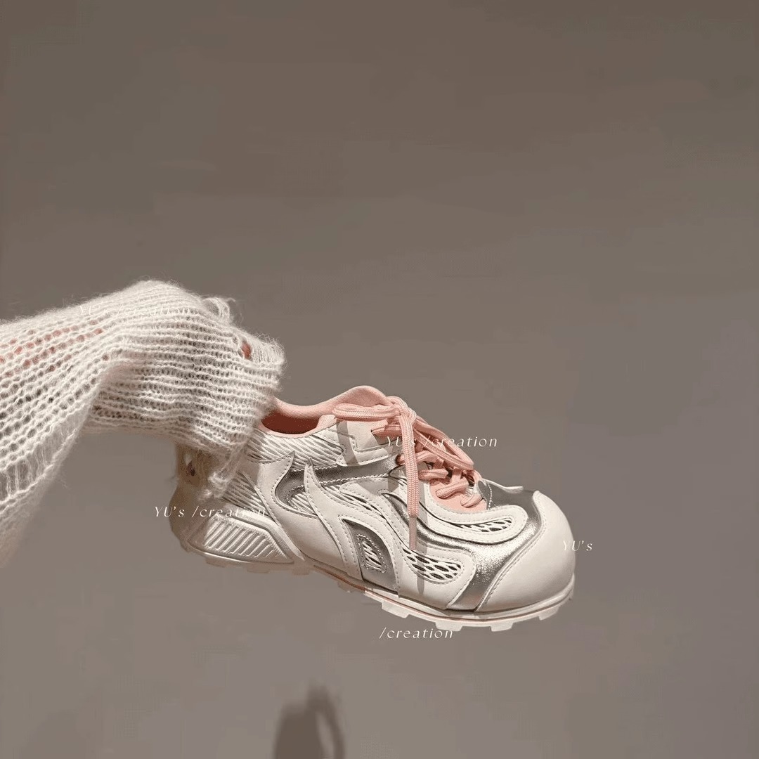 [Ma Ge mismo estilo] H55 mismo estilo-"Estética desordenada" zapatos de bolos mix Forrest Gump verano transpirable 4cm