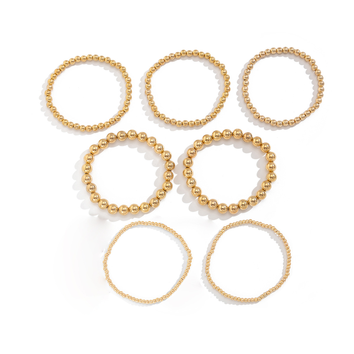 25g Weight Alloy, Copper Pendant Material Bracelets Classification CCB Chain Material Beaded Chain Chain Type 1 Set Quantity Street Occasion CCB, Alloy, Copper Material Heart Shape Pattern Women's Gender Exaggerated, Streetwear Style Exaggerated Streetwear Heart Shape CCB Alloy Copper Beaded Chain Beaded Bracelets Wholesale 25