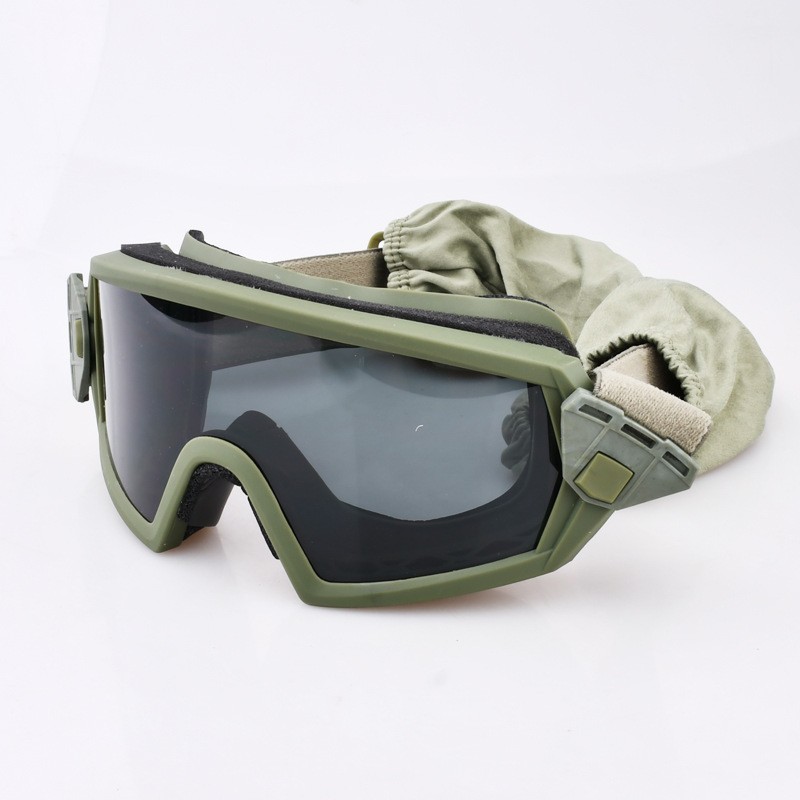 Gafas Tácticas de Protección, Marco de TPU, lente de PC, Protección contra impactos, A prueba de viento y arena, para Tiro CS