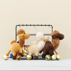かわいい砂漠のラクダのぬいぐるみの鈴ラクダのおもちゃの人形敦煌観光地区の記念品のぬいぐるみ
