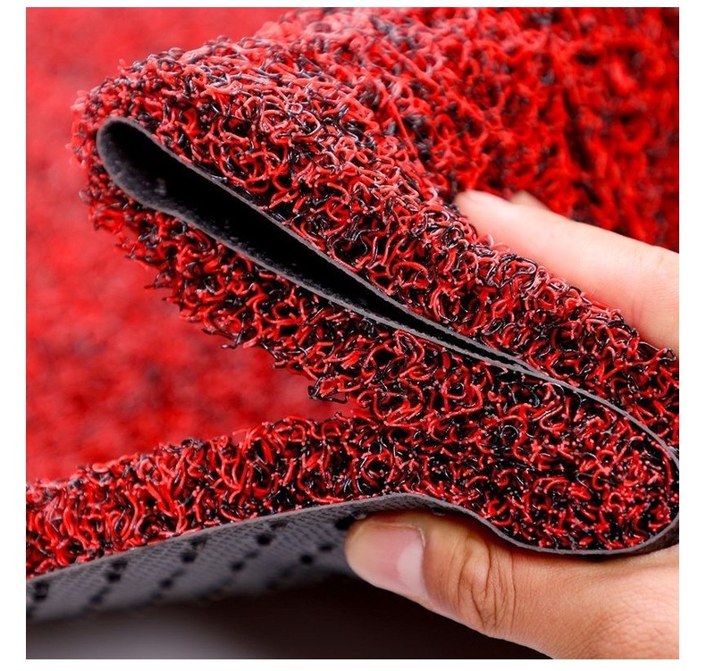Silk Ring Entry Mat Door Mat Anti-Slip Mat Floor Mat Dirt Resistant PVC Plastic Car Mat Dirt Resistant Large Size