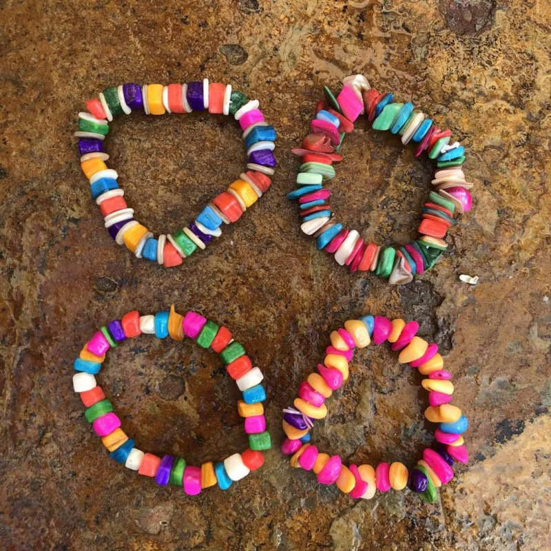 Conchas naturales conchas pulseras collares diy fresco versátil joyería correa de mano tienda artesanía característica fuente